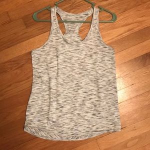 Lululemon Gray/Black/White tank size 6
